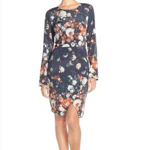 Charlie Jade Silk Floral Sheath Dress